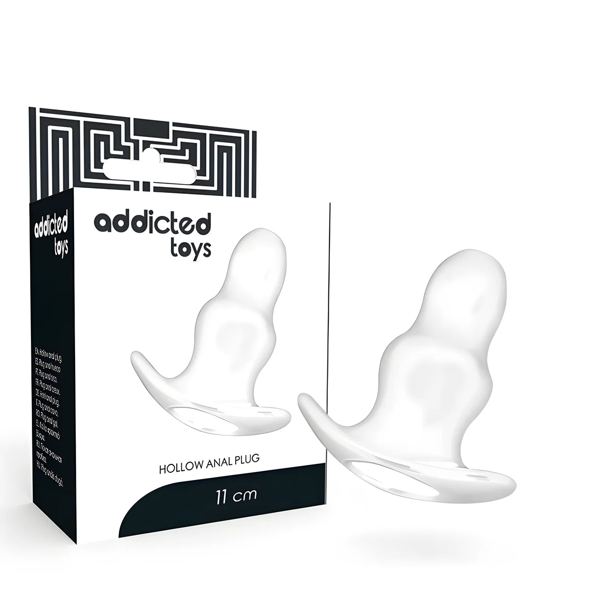 addicted toys dilatateur anal moyen 11 cm transparent