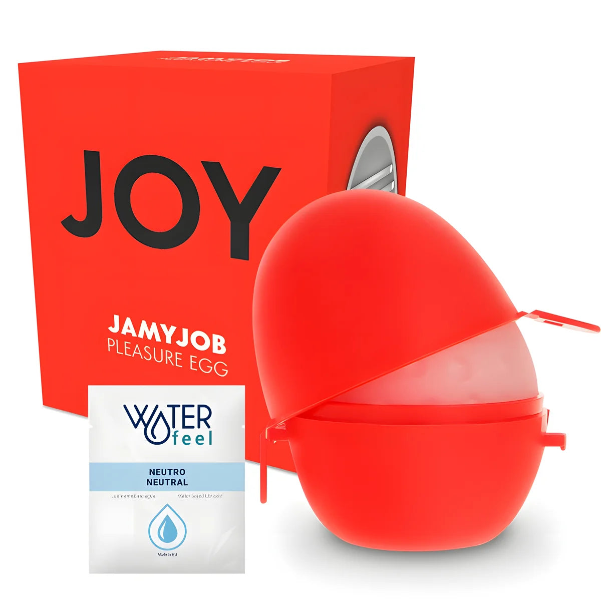jamyjob egg masturbateur rouge version discrett