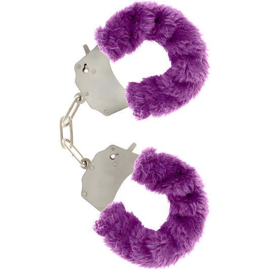 toyjoy manchettes furry fun bondage violet