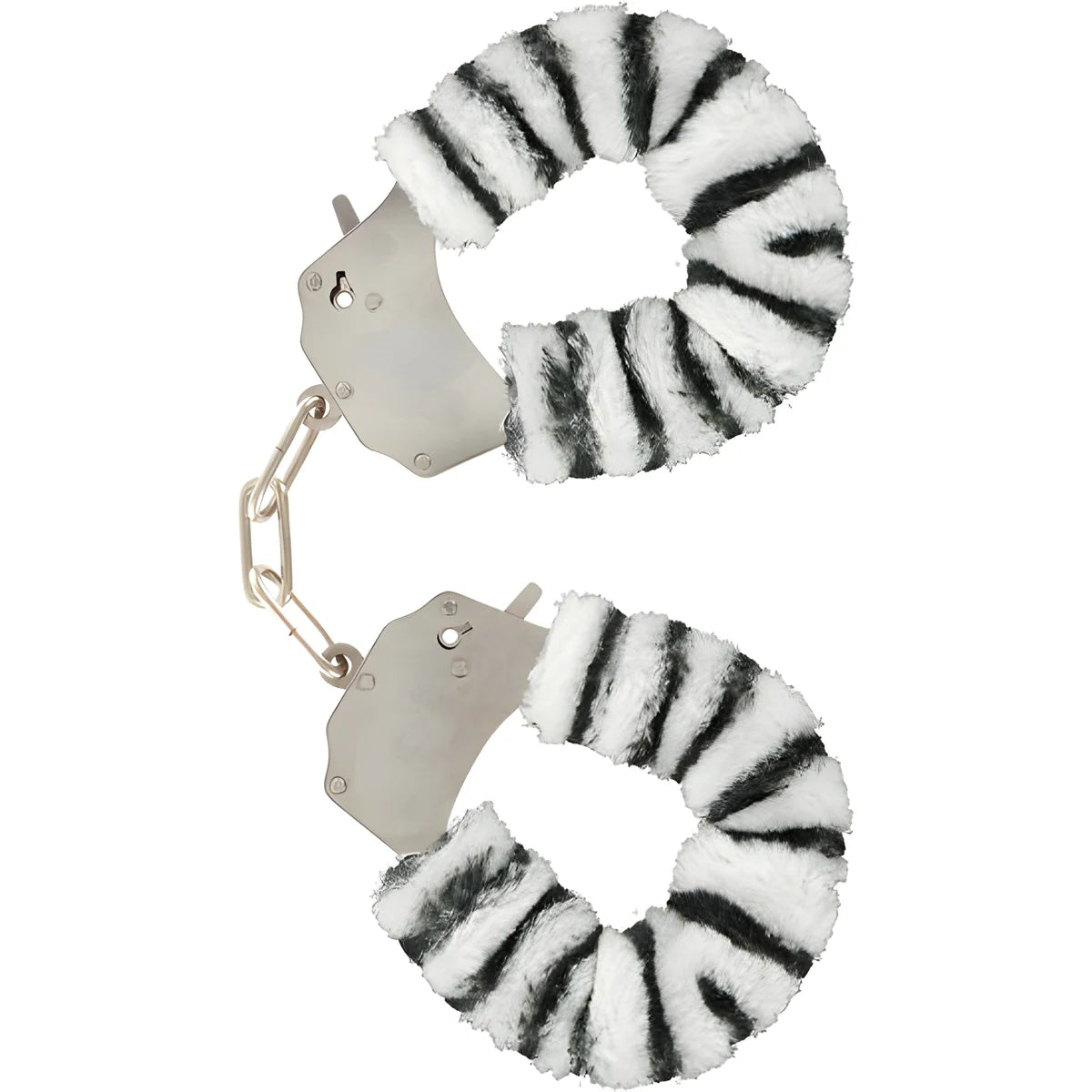 toyjoy manchettes furry fun bondage zebre