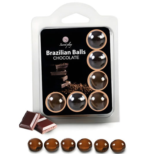 secretplay set 6 boules bresiliennes chocolat