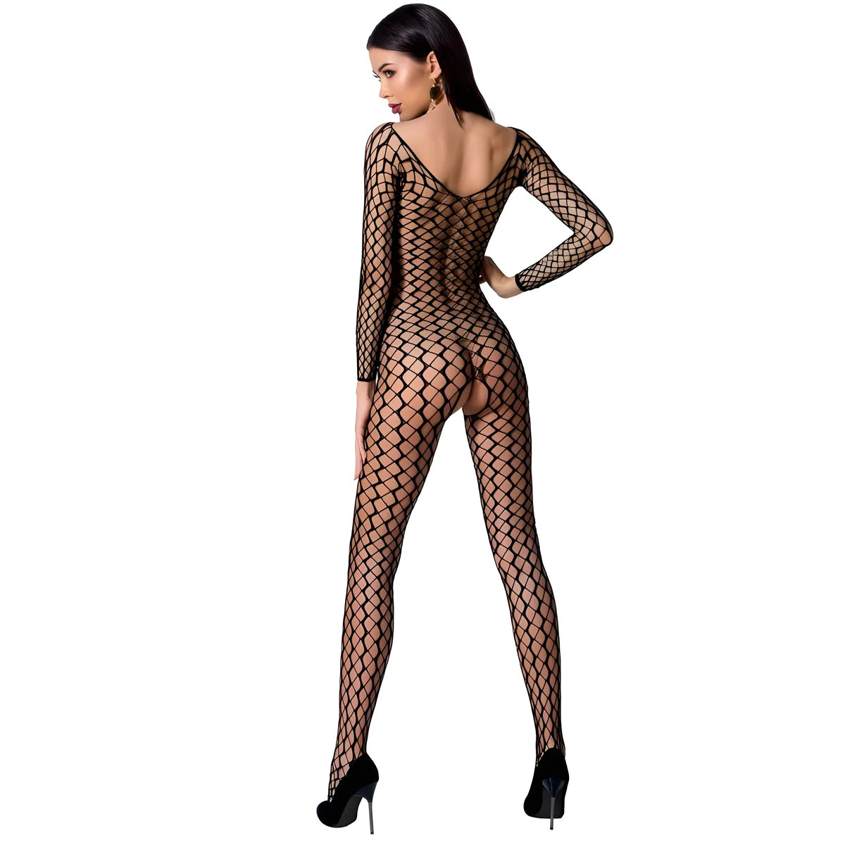 passion femme bs068 bodystocking noir taille unique