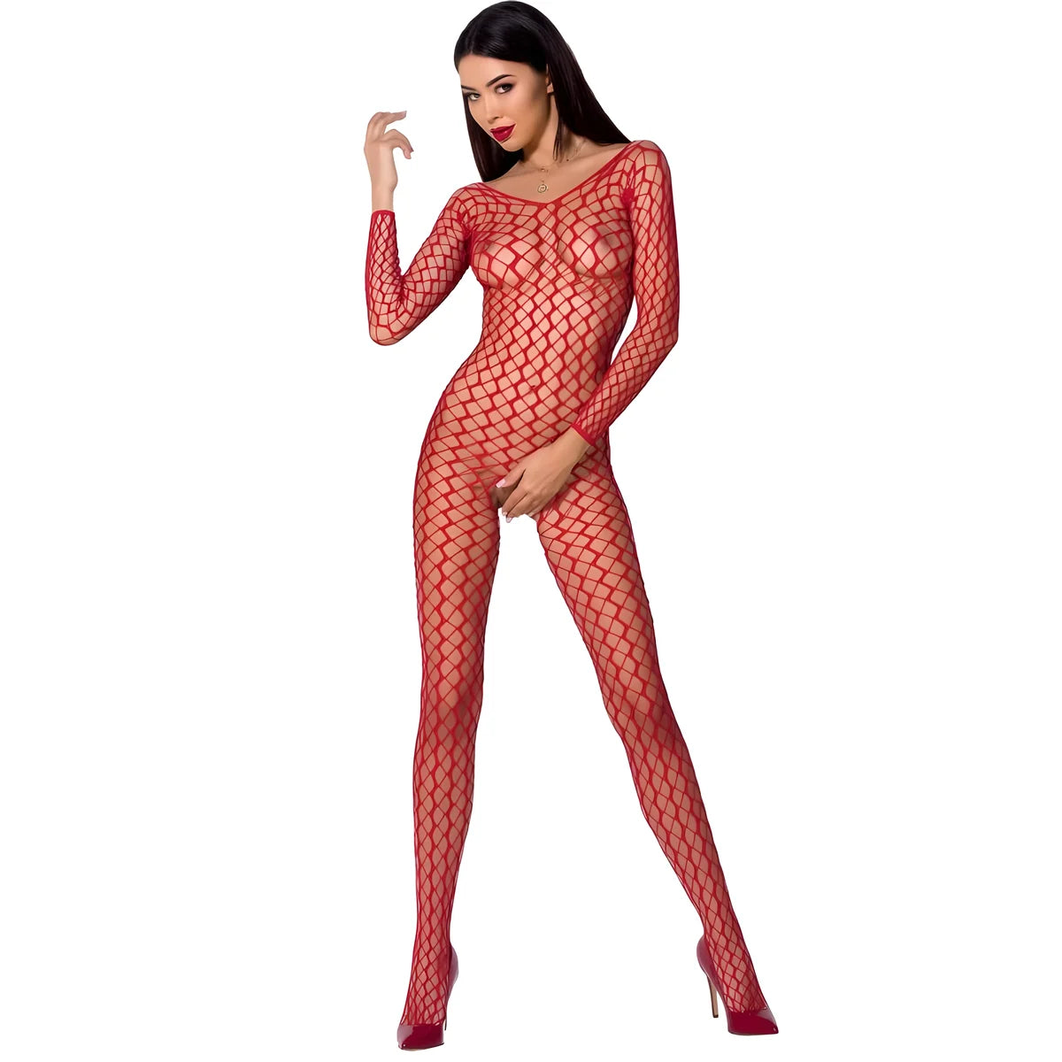 passion femme bs068 bodystocking noir taille unique