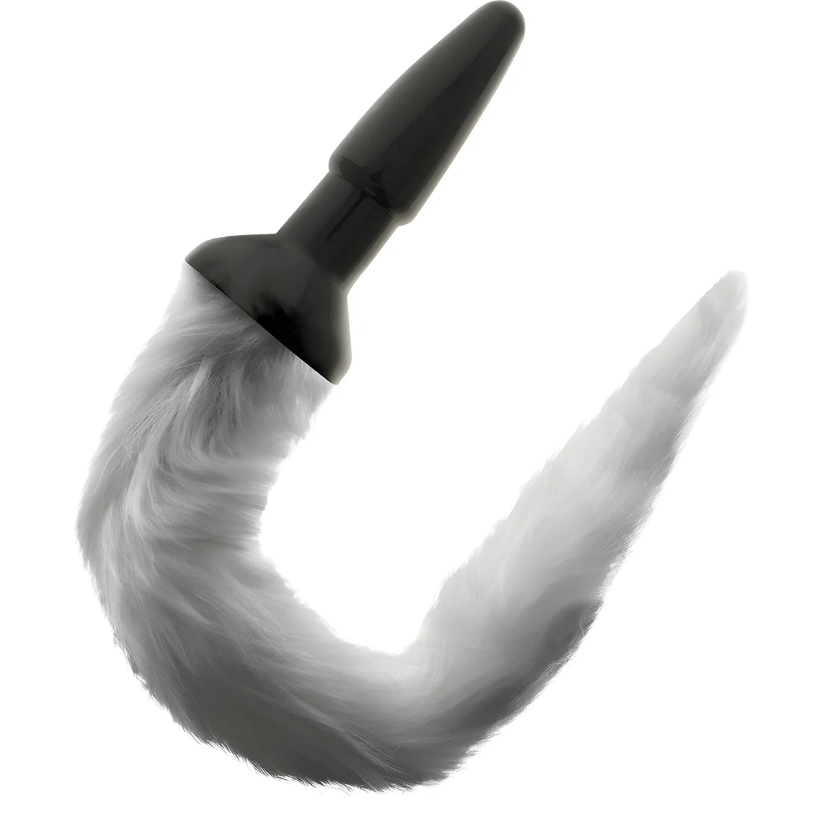 darkness plug anal en silicone avec queue grise