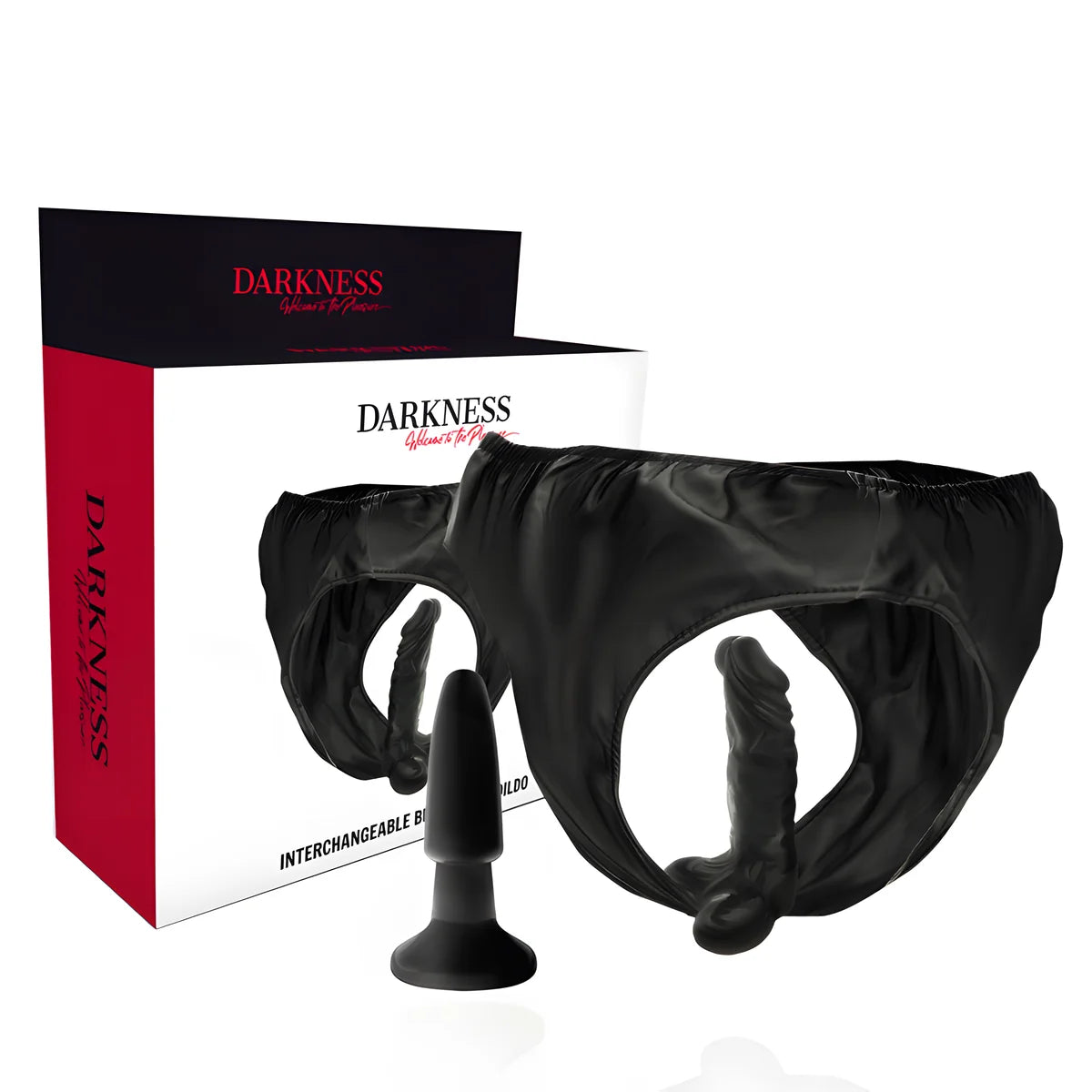 darkness culotte avec plug et gode interchangeable