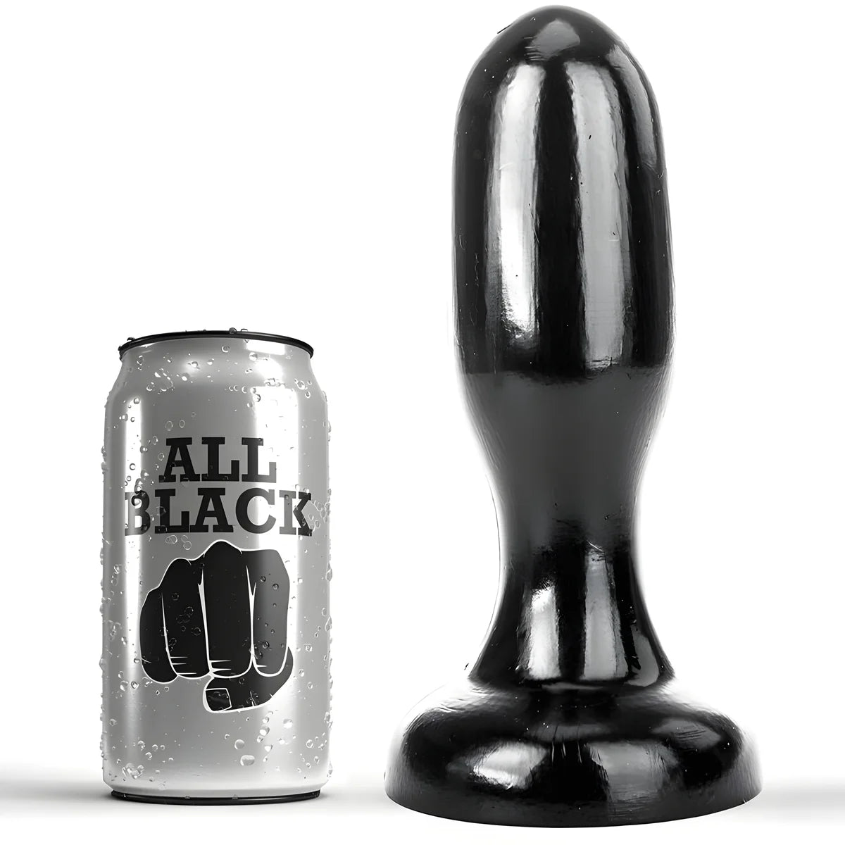 all black plug anal 19 5 cm
