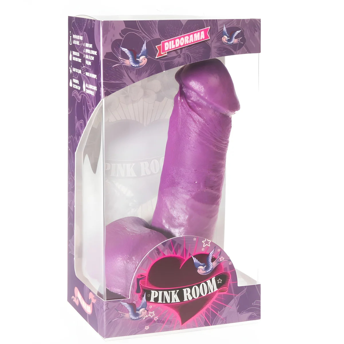 pink room gode realiste nao violet 16 cm