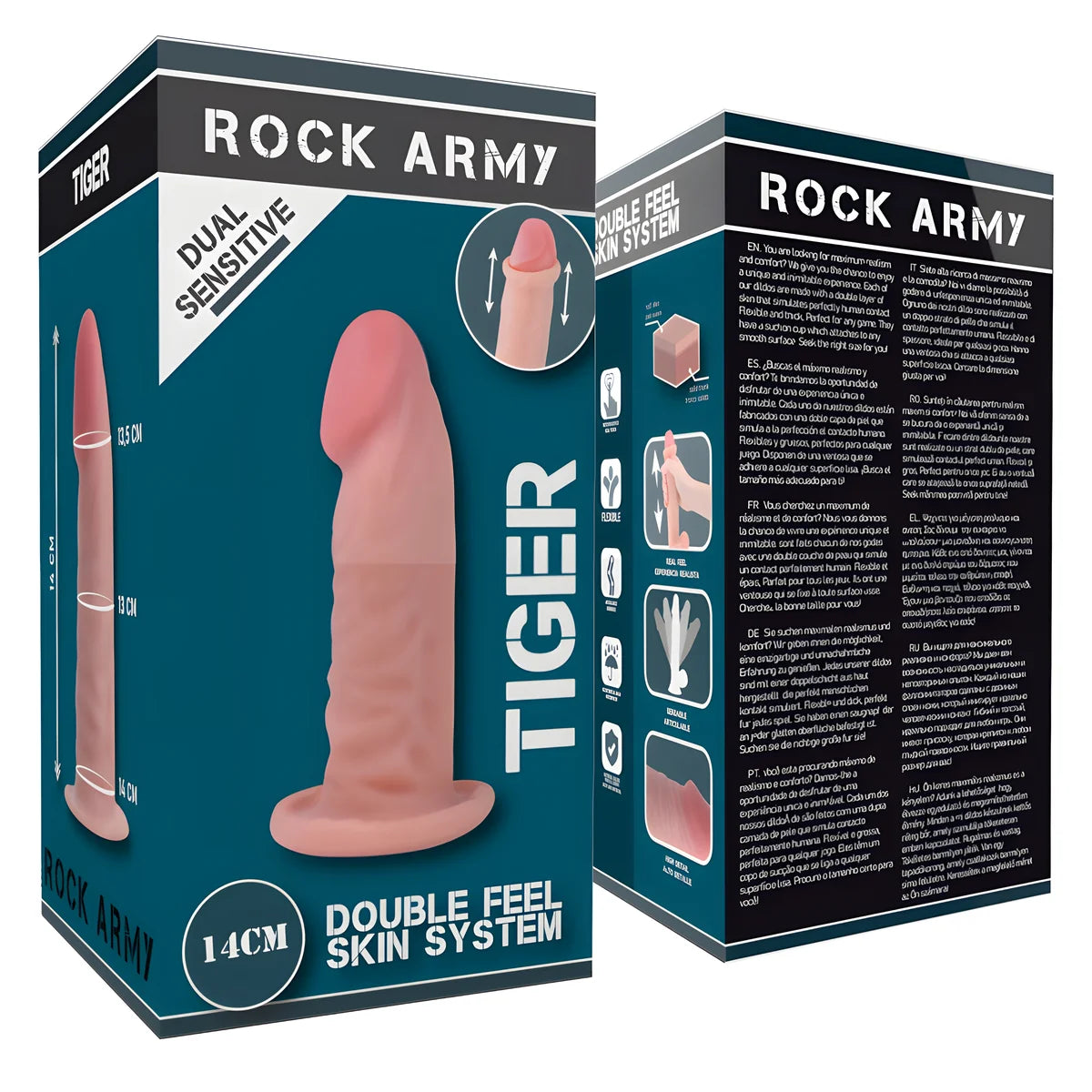 rockarmy double densite tigre 14 cm o 4 46 cm