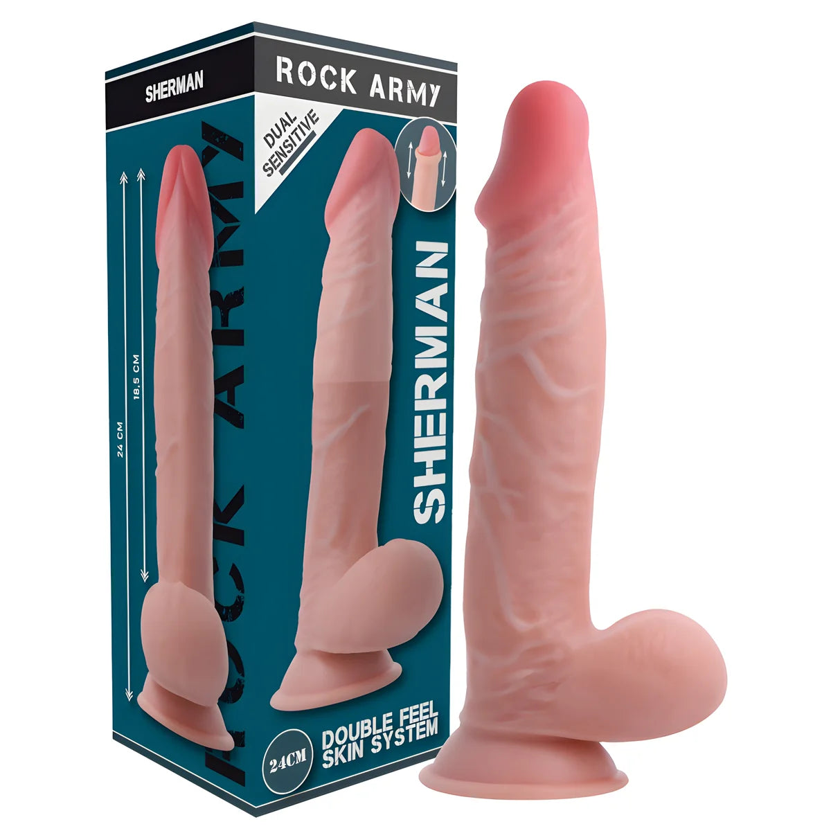 rockarmy sherman rockarmy double densite 24 cm o 4 62 cm