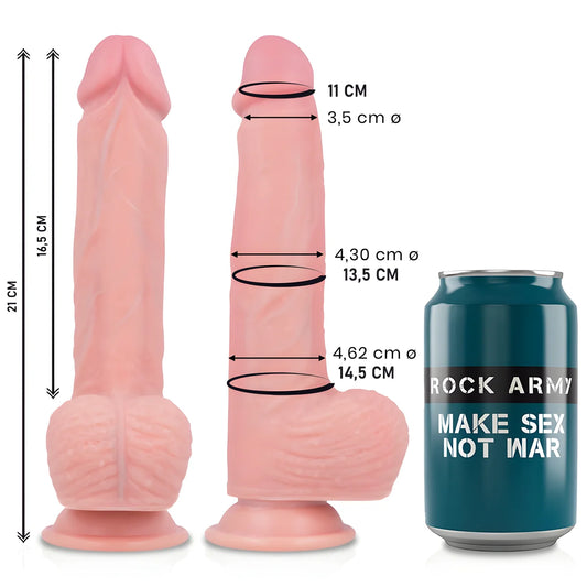 rockarmy gode en silicone liquide premium spitfire 21 cm o 4 62 cm