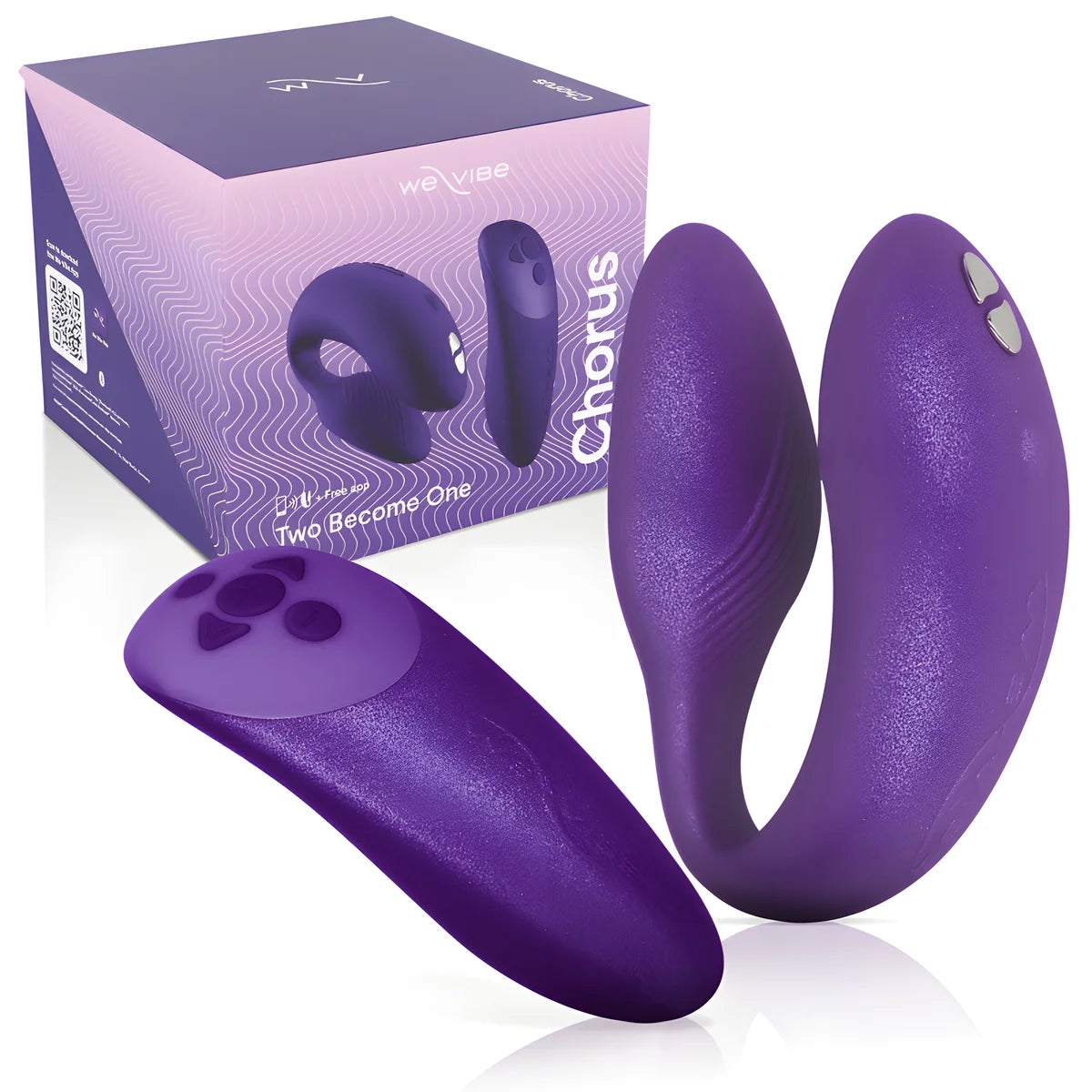 we vibe vibrateur chorus pour couples avec controle de squeeze lilas