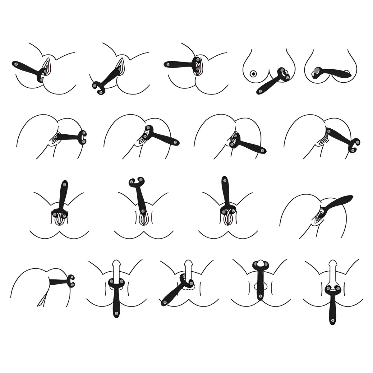 satisfyer endless fun multi vibrateur 3 bleu