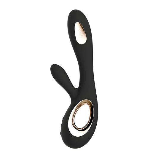 lelo soraya wave vibrateur lapin noir