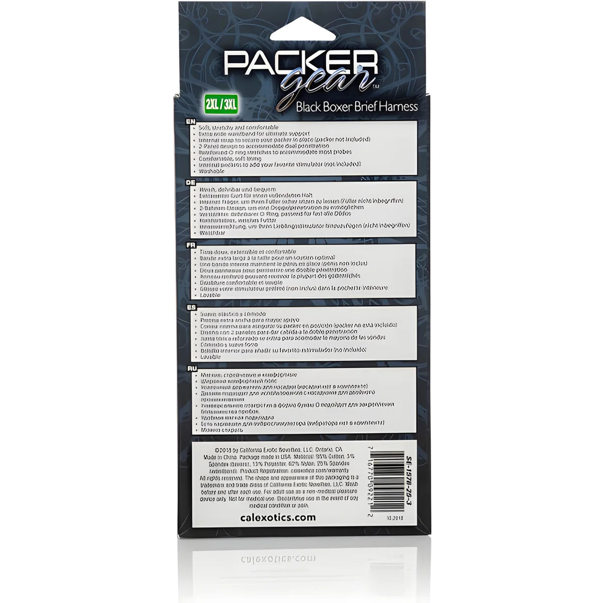 calexotics harnais boxer