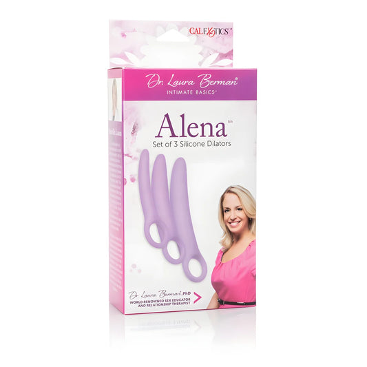 calexotics dr laura berman alena ensemble de 3 dilateurs en silicone
