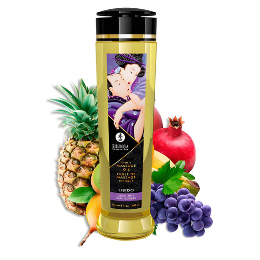 shunga huile de massage erotique libido 240 ml