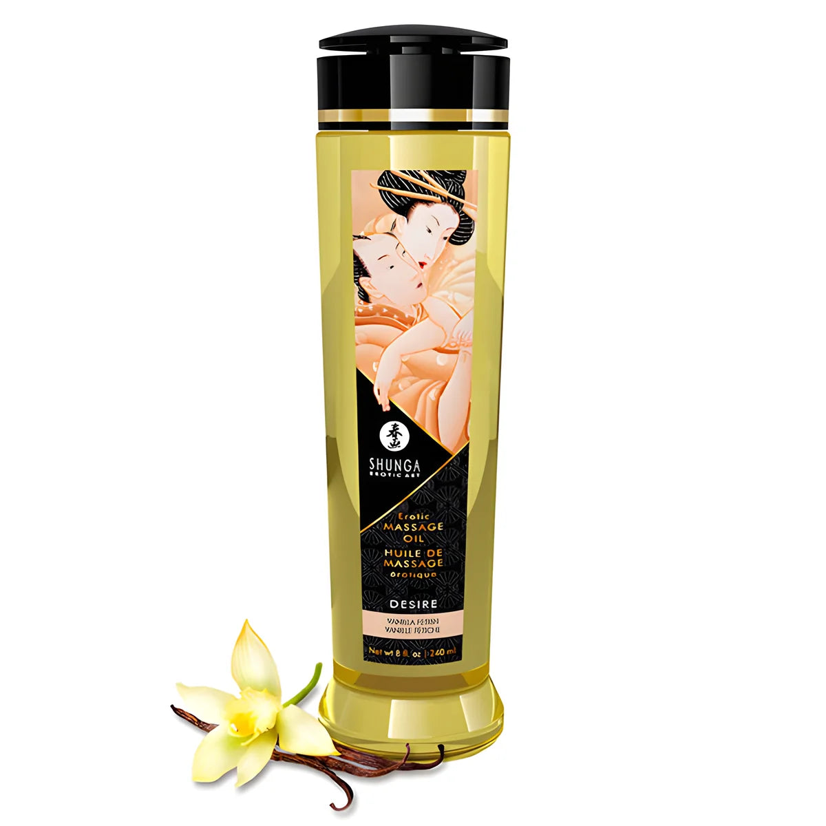 shunga huile de massage erotique desir 240 ml