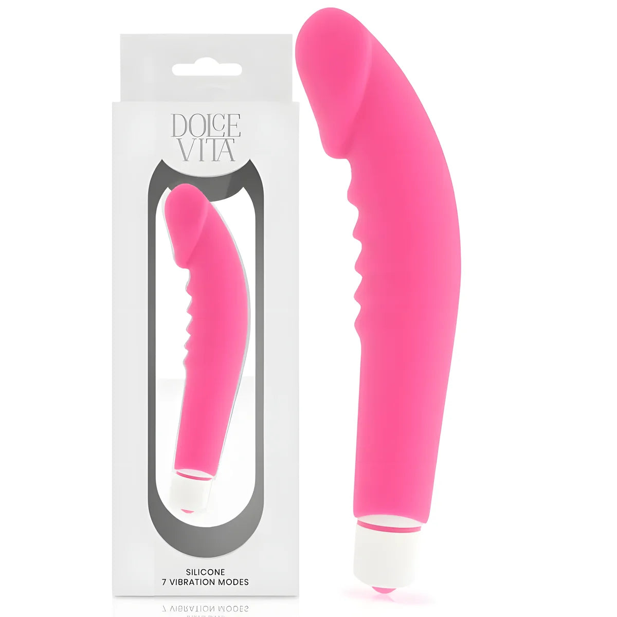 dolce vita realistic pleasure pink silicone
