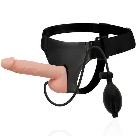 harness attraction rnes peter avec penis gonflable 18 cm o 3 5 cm