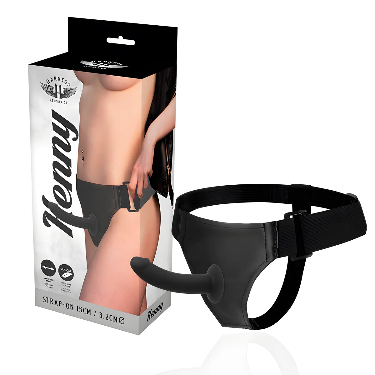 harness attraction rnes silicone kenny 15 cm o 3 2 cm