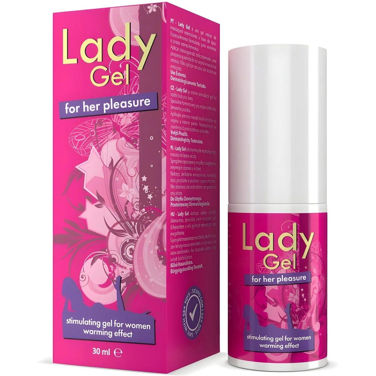 intimateline lady gel pour le plaisir ger gel stimulant a effet chaleur ella 30 ml