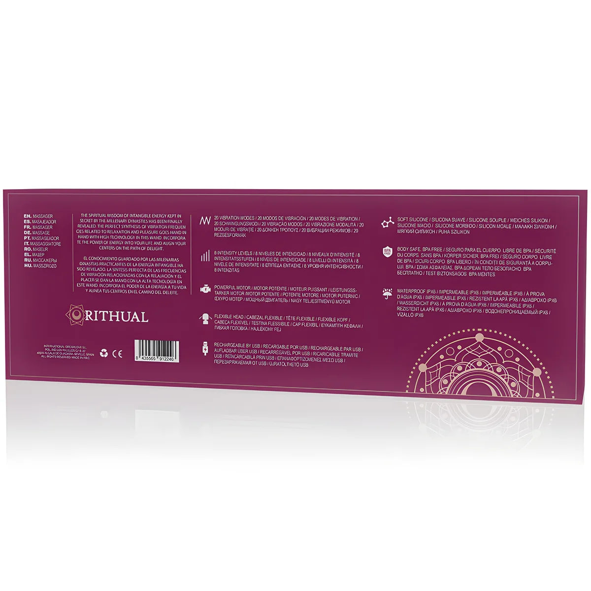 rithual baguette akasha puissante rechargeable 2 0 orchidee