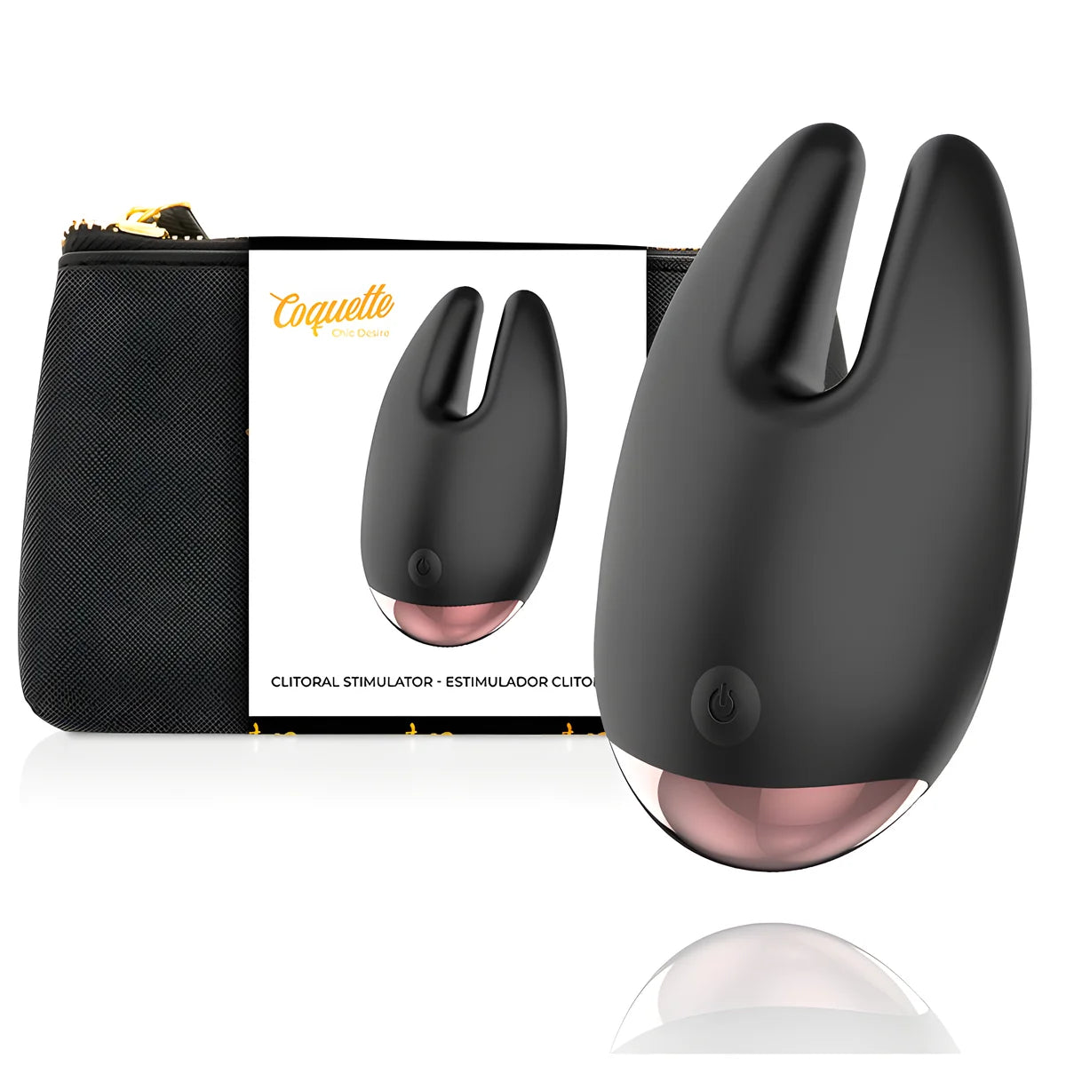coquette chic desire stimulateur clitorial noir or 1