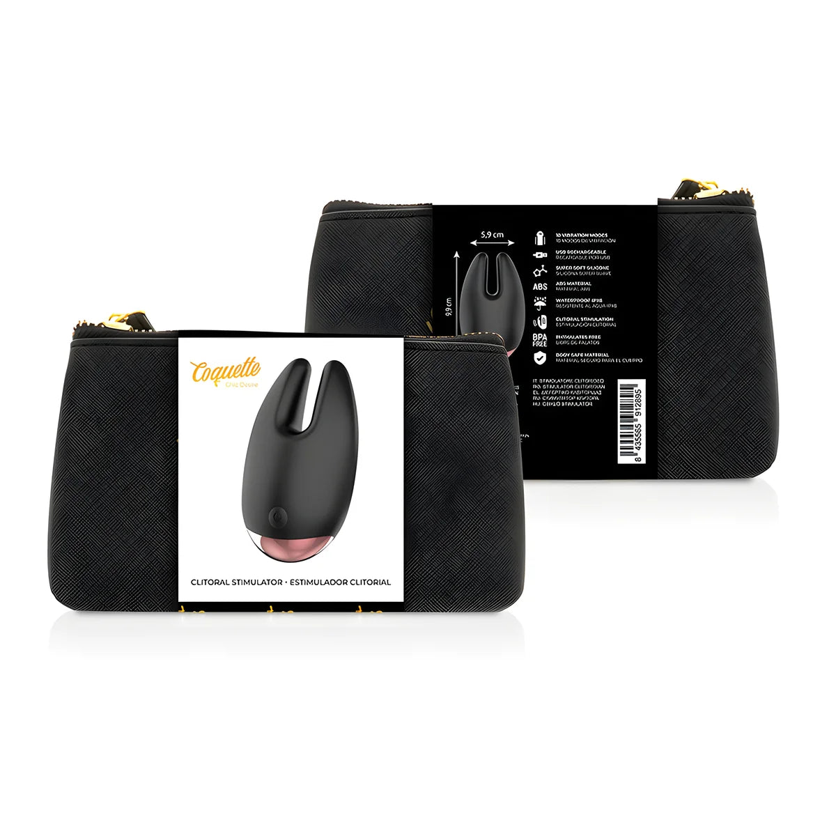 coquette chic desire stimulateur clitorial noir or 1