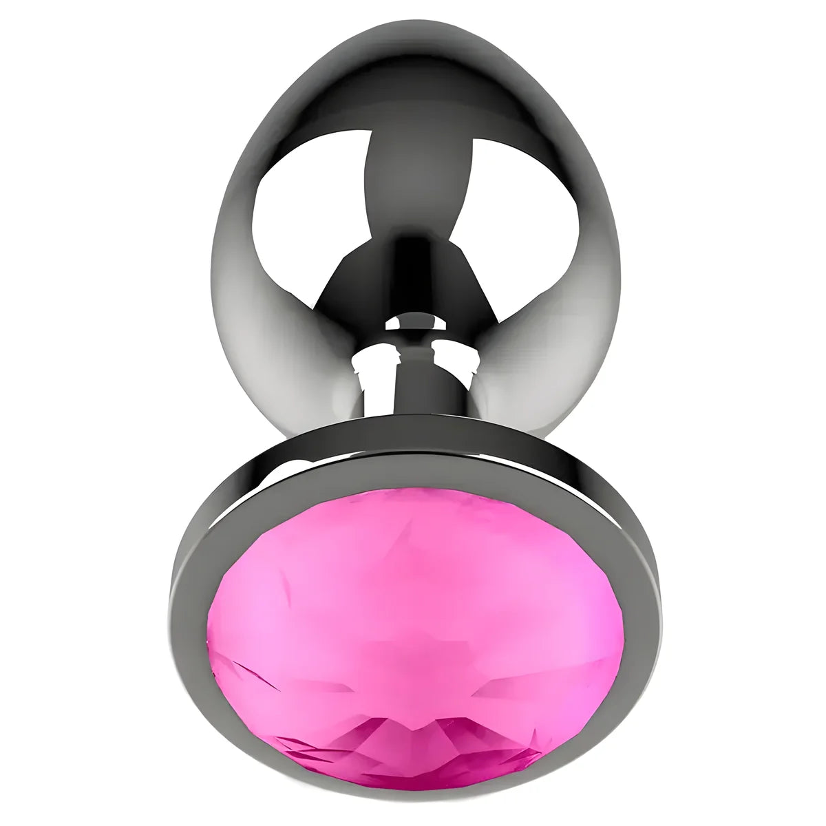 coquette chic desire plug anal metal couleur rose taille l 4 x 9 cm