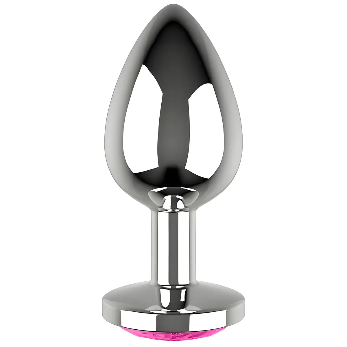 coquette chic desire plug anal metal couleur rose taille l 4 x 9 cm