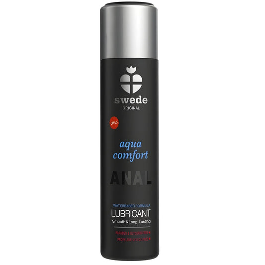 swede aqua comfort anal lubrifiant a base deau 60 ml
