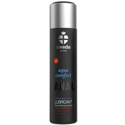 swede aqua comfort anal lubrifiant a base deau 120 ml