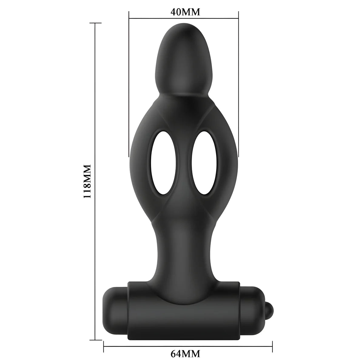 mr play plug anal en silicone avec vibration