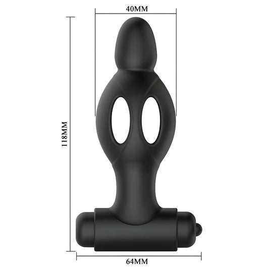 mr play plug anal en silicone avec vibration