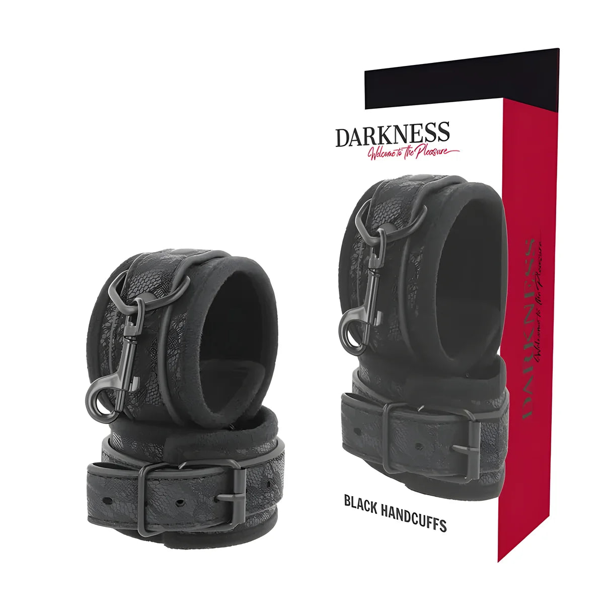 darkness menottes bdsm luxe noires