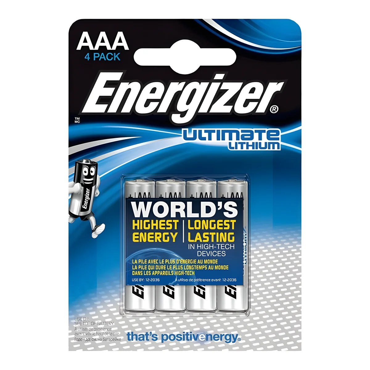 energizer ultimate lithium aaa l92 lr03 1 5v 4