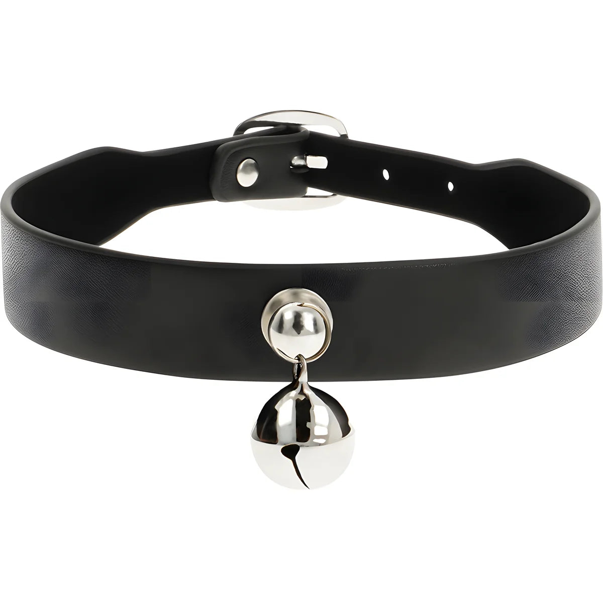 coquette chic desire collier en cuir vegan femme hochet accessoire