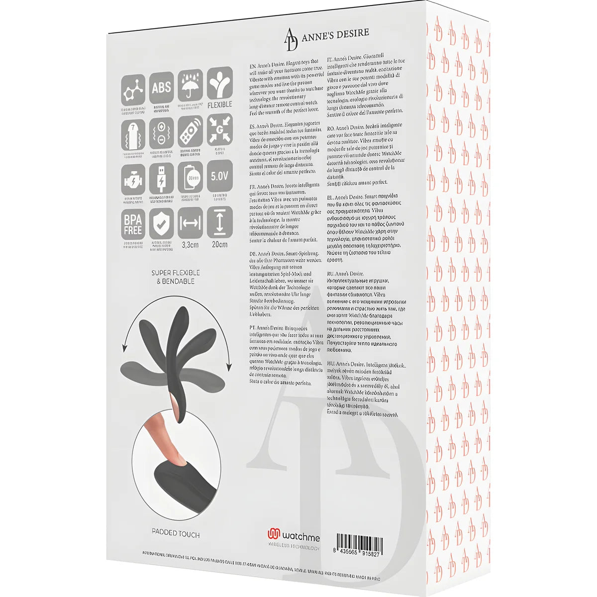 annes desire curve telecommande technologie a watchme noir or