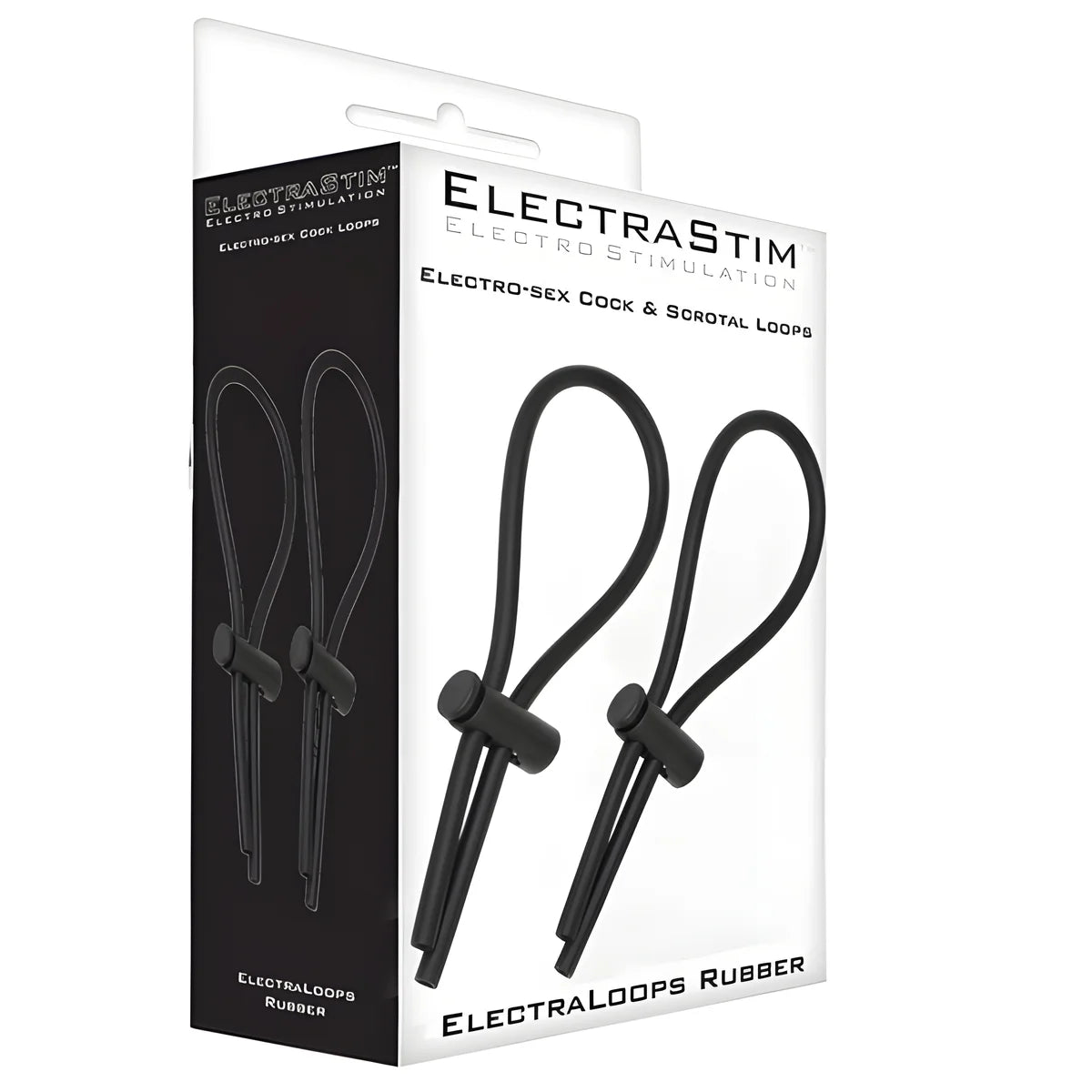 electrastim caoutchouc adj boucles de bite et scrotales