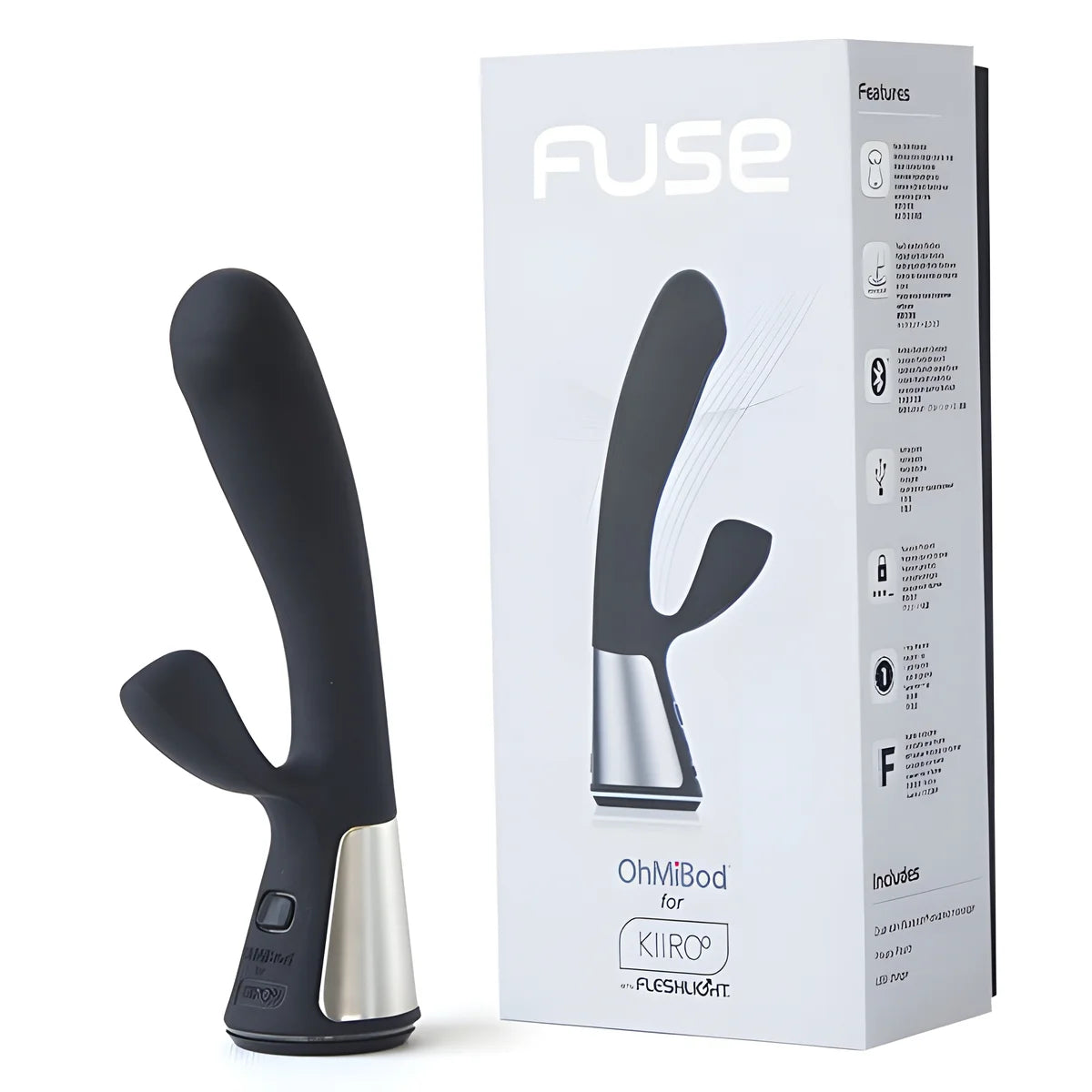 kiiroo ohmibod fuse app telecommande noir