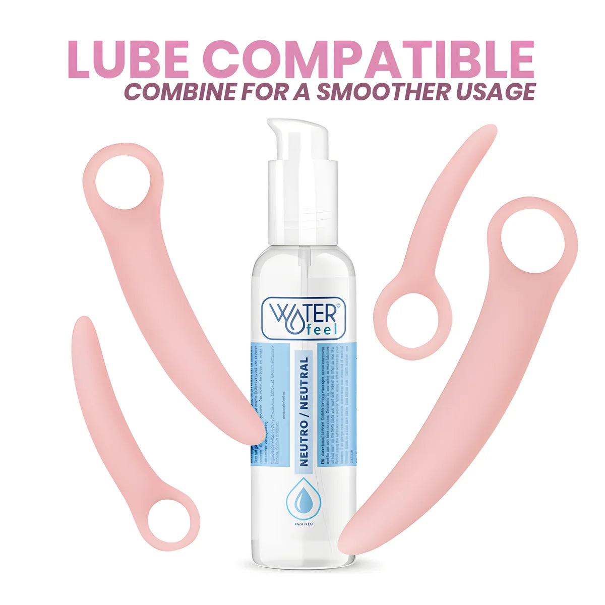 intimichic dilateur silicone 5 pcs