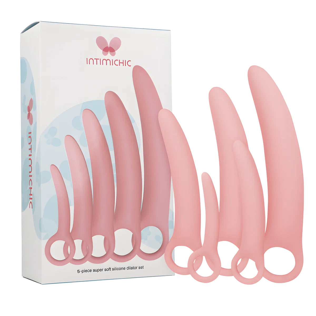intimichic dilateur silicone 5 pcs