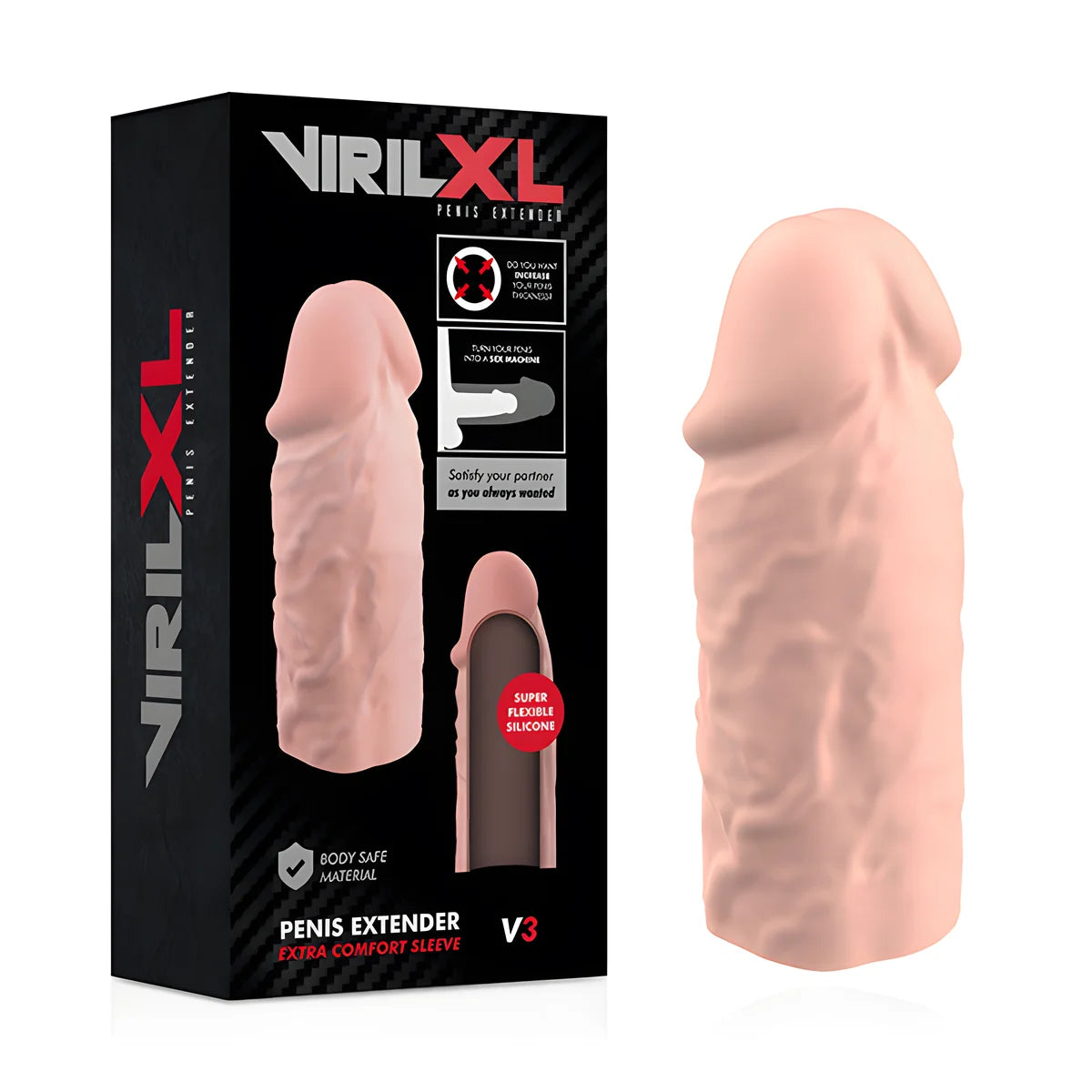 virilxl extension naturelle du penis en silicone liquide v3