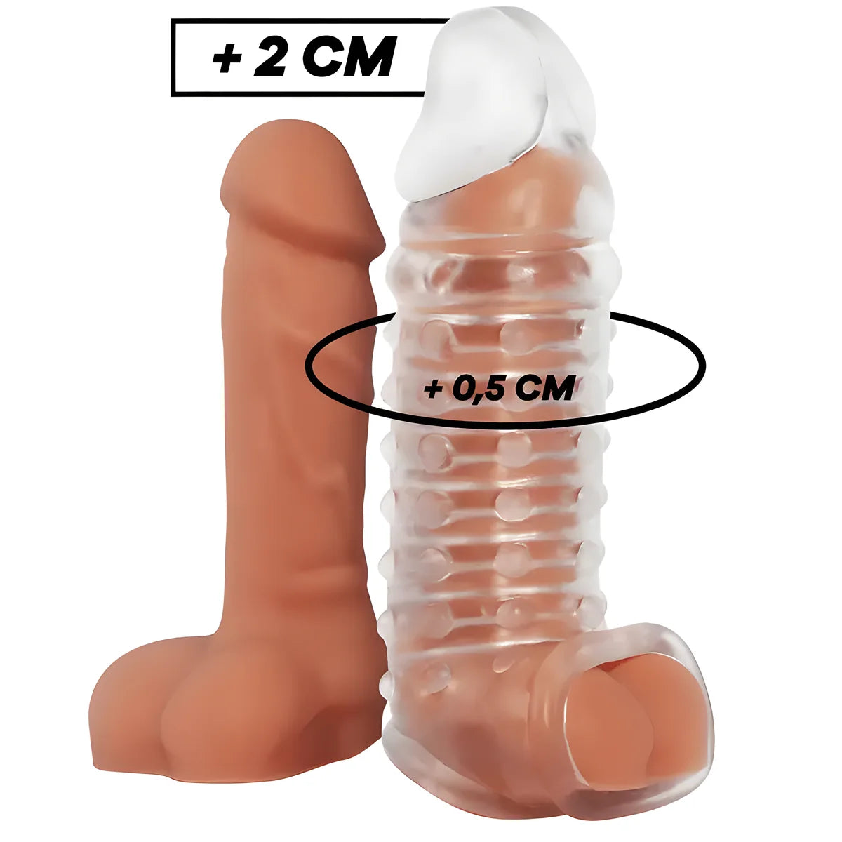 virilxl extension de penis et gaine v11 transparente
