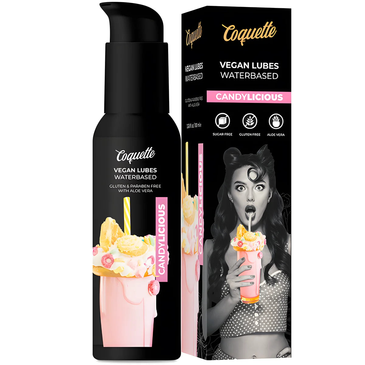 coquette chic desire lubrifiant vegan candylicious premium experience 100ml