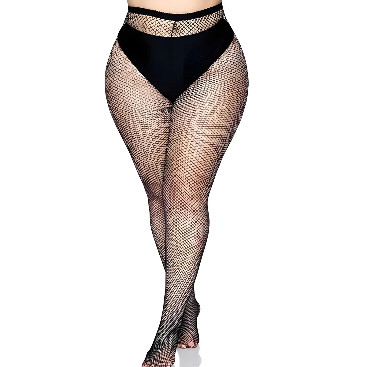 leg avenue collants couture arriere noir grande taille