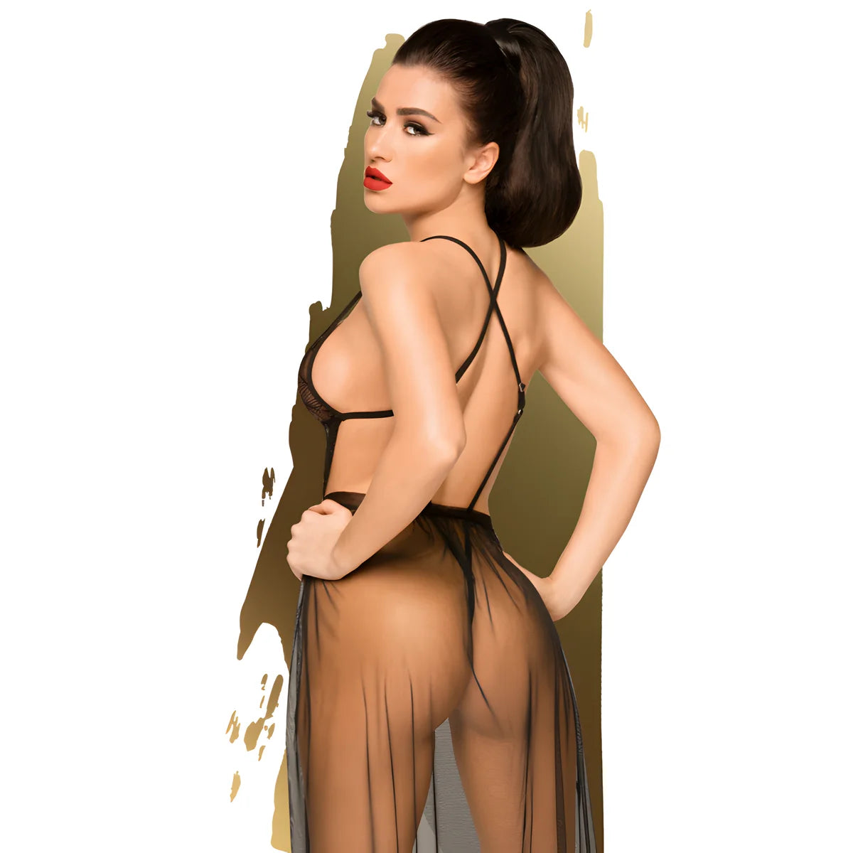 penthouse peignoir best foreplay noir s m