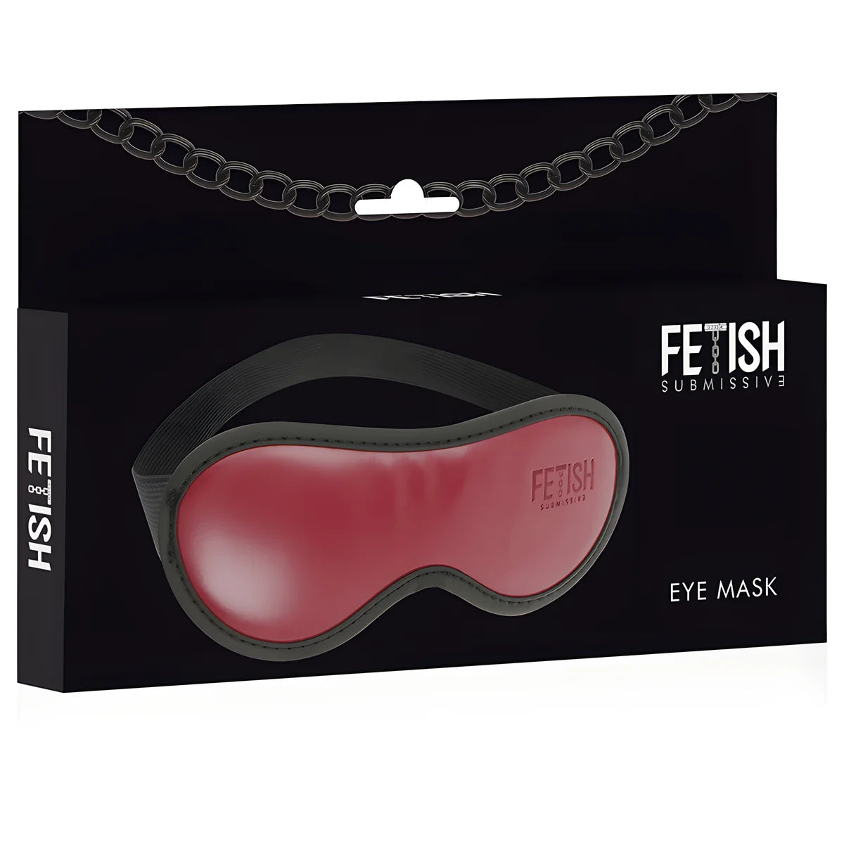 fetish submissive dark room masque en cuir vegan avec doublure en neoprene