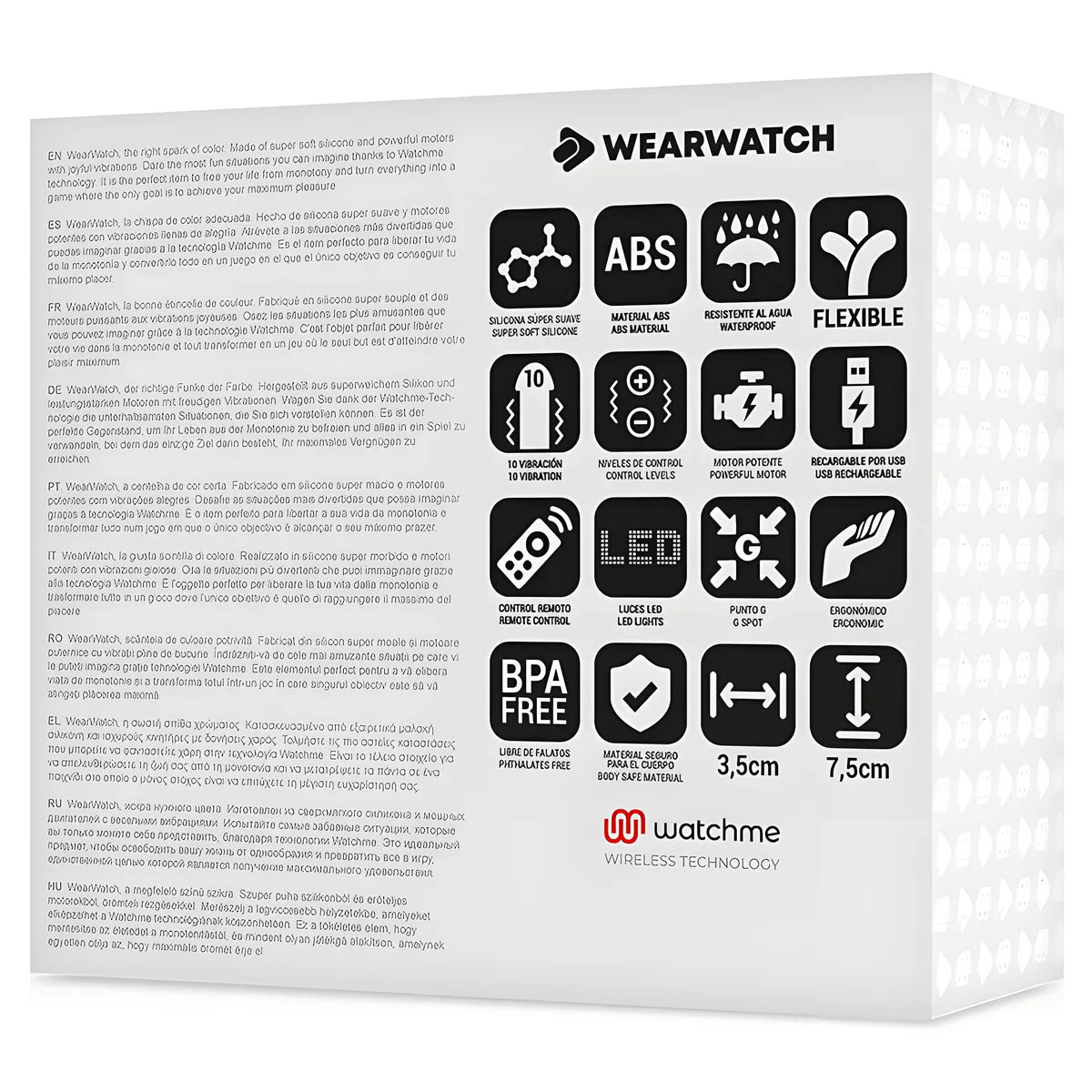 wearwatch technologie de telecommande egg watchme seawater