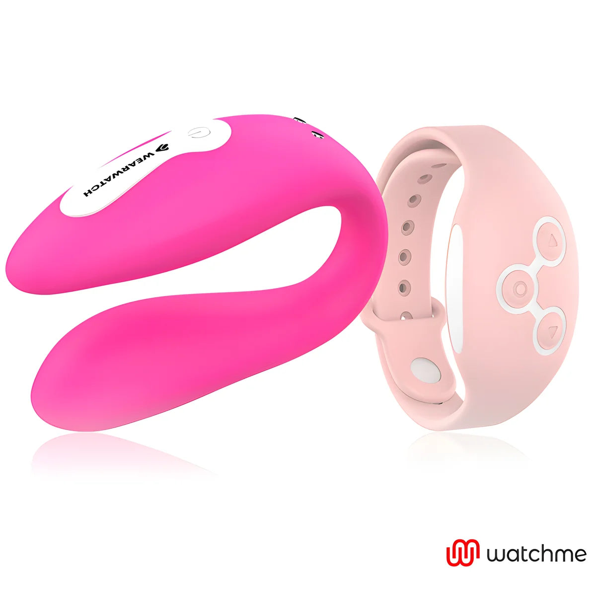 wearwatch vibrateur watchme double technologie fuchsia rose